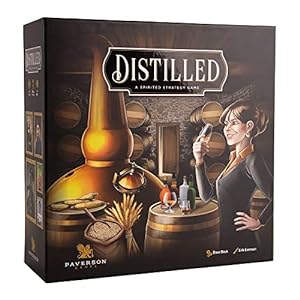 A Spirited Strategy Game, Highly-Thematic Euro Game, Strive for The Title of Master Distiller, 1 to 5 Players, Ages 14 and up