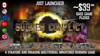 Sudden Conflict - The Action-Packed Arena Tabletop Game campaign thumbnail